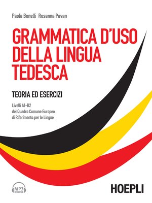 cover image of Grammatica d'uso della lingua tedesca